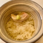 ひろ作 - 甘鯛の印蒸しさんでーす。②