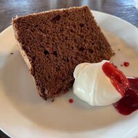レストラン ラ・マーレ - ココアのシフォンケーキ