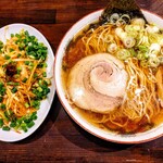 長町ラーメン - 長町ラーメン＋辛ネギ