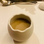 銀座あしべ - 牛スジ茶碗蒸し！　季節の温菜とはこれか〜