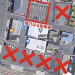 麺乃はる - 駐車場(麺乃はるInstagramより引用)