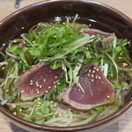 阿波や壱兆  - カツオと薬味野菜のそうめん(冷・並)
