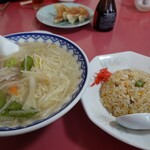 はぶか - タンメンと半チャーハン