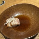 SMOKE DOOR - 24時間火入れした豚バラ肉クリスピーグリル　三杯酢