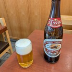 地蔵そば 大橋屋 - ビール