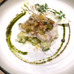 レフ アオキ - 鱈のヴァプール、野菜のラタトゥーユ