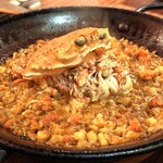 上六ワイン - 【 香箱ガニのパエリア 】