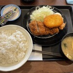 松屋 熊谷バイパス店 - チキンカツ朝食