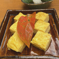 そば会席 立会川 吉田家 - 卵焼き