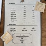 LEPO COFFEE STAND - メニュー