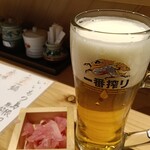 寿司のたぬき - 一番搾り