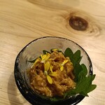 寿司のたぬき - あん肝奈良漬け