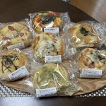 産直市場よってって - 料理写真:惣菜系のベーグル達のラインナップ・クレラップ(^^)/