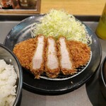 松のや - 超厚切りロースかつ定食