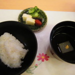 山玄茶 - ご飯　H26.09