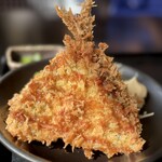 金谷食堂 - 熱々の黄金鯵フライ✨
