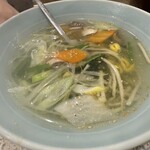 照月苑 - 野菜スープ
