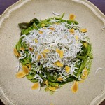 リストランテ カルド - シラスと柚子のジェノベーゼ