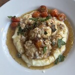 TRATTORIA L’abbuffata - クモコのムニエル（¥1,800）