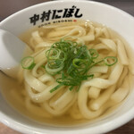 博多うどん 中村にぼし - かけうどん