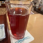 わたり温泉 鳥の海 - ドリンクも亘理ぶどうジュースにしました。