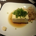 居肴家 一楽 - 冷やっこ323円(2014.11.29)