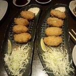 牡蠣フライ　431円×２皿(2014.11.29)