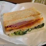 タリーズコーヒー - ハムチーズ＆サラダサンド