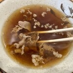 白須うどん - 肉つけの肉は馬肉なのでアッサリ