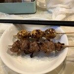 やきとり ミートステーション - うずら　タンした