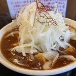 ラーメン南の - 麻婆麺玉ねぎトッピング