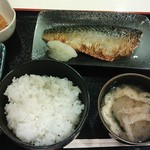 ホテルセレクトイン青森 - 日替り 焼き鯖定食(500円)