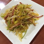 四川食府 - チャーシューとネギ和え（２８０円）２０１４年１１月