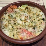 カルボナーラ専門店HASEGAWA - HASEGAWA吉祥寺店(ベビー帆立と野菜の香草パン粉グラタン)