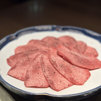 焼肉 大河 - 塩タン　¥1,518 安いです　脂がすごい！