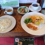 東レ室町社員クラブ - 1階の洋食　日替わりプレートランチ
