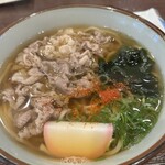 朝日屋 - 肉うどん