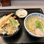 天霧 - 天丼セット 1,070円