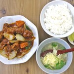 香楽 - 酢豚定食