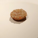 カセント - 勢子蟹内子(勢子蟹内子タルト、セリー酒ソース)