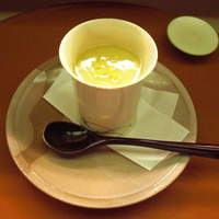 八寸 - ○(すっぽん)茶碗蒸し。