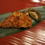 レストラン ラッセ - 26年11月　ノドグロ　蓮根　カラスミ焼き　アップ