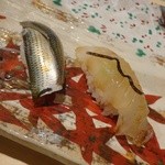 鮨おおね田 - コハダ　ヒラメ