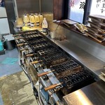 たこ磯 - 焼き場が見える特等席