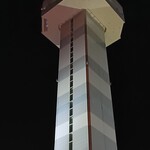 志喜亭 - 木曽三川タワー　お昼に登ると、木曽三川の流れ、岐阜市名古屋市や遠くに四日市まで見えます