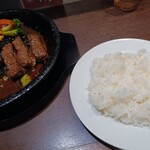 いきなりステーキ - おかわりライス(普通盛り)