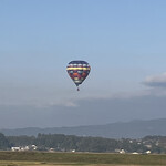 小林 地鶏の里 - 近くで気球が飛んでましたね！