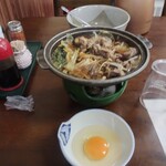 ビジネスホテル王将 - すき焼き鍋