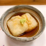 穴子料理と地酒 浅草 川井 - 胡麻豆腐