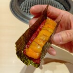 西麻布けんしろう - 【私のお勧め①】和牛の雲丹ユッケドッグ